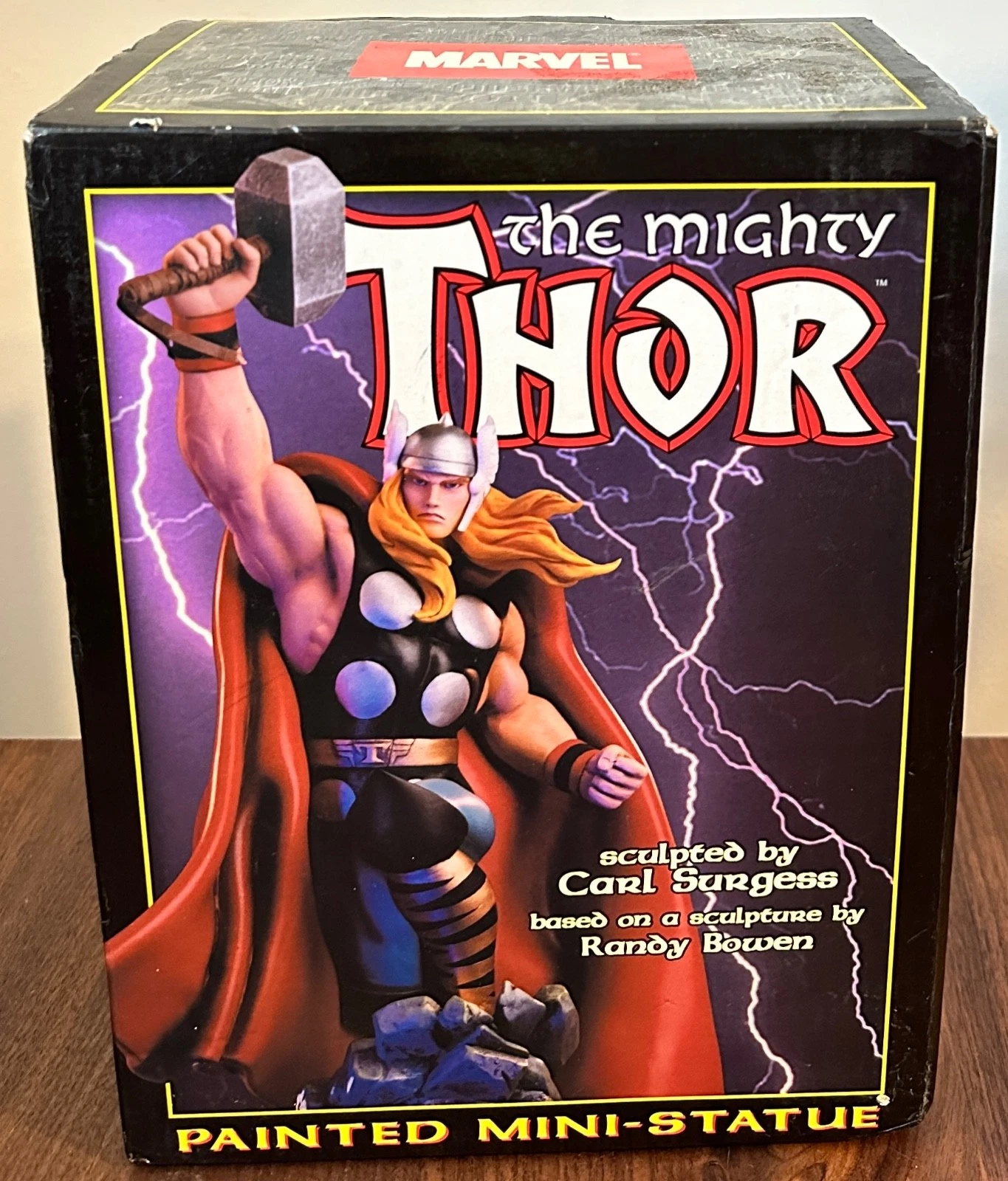 The Mighty Thor Mini Statue Bowen Designs 2001 Carl Surgess